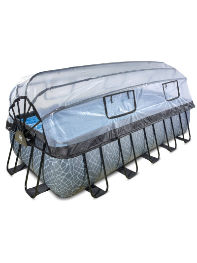 Басейн EXIT з куполом прямокутний  540х200х122 см 